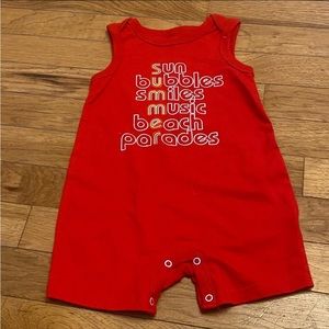 6/9 Month Cat and Jack Baby Romper